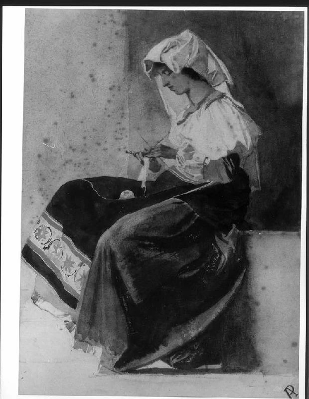 Studio di figura femminile in abito da ciociara - Pinacoteca Ambrosiana, Milano